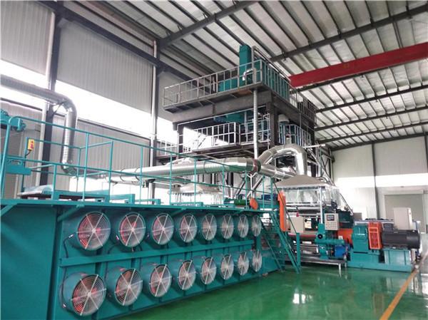 Cheap XPW-600 Batch Off Rubber Cooling Machine Stainless Steel Mesh Belt  Batch Off Cooler for sale