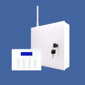China Metal case GSM wireless alarms with touch keypad in LCD display on sale