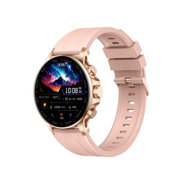 Cheap KW266 The First 1.6" Round AMOLED Smartwatch with Bluetooth Calling and Cutting-Edge Sensors in Its Class for sale