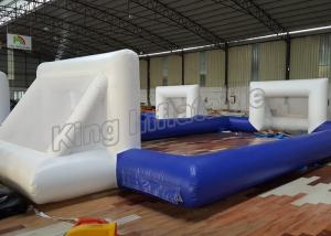 12 x 6M Blue Inflatable Football Field Sports Games With CE Blower