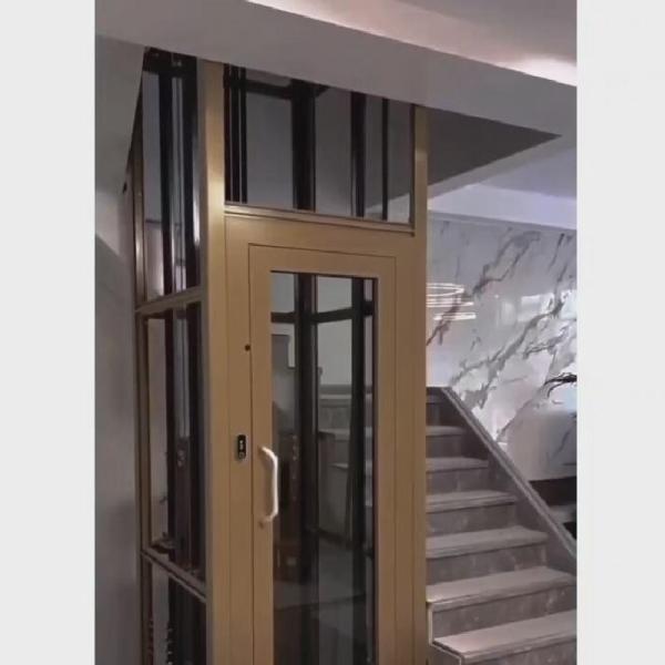 Cheap Home Villa Elevator Traction Slim And Elegant Elevator 0.4-1.0 m/s for sale