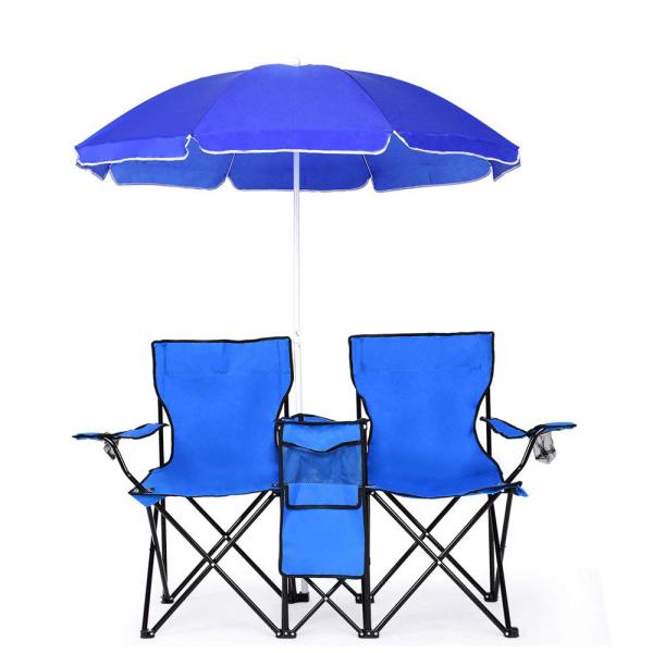 Cheap Great Strength Folding Picnic Chair With Umbrella for sale