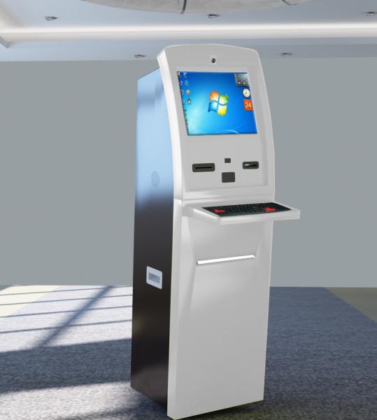 Cheap Internet Banking Kiosk , Financial Cash Payment Kiosk Explosion Proof Design for sale