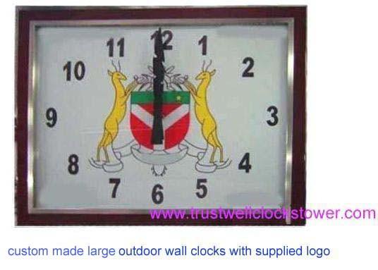 Cheap large wall clocks, analog wall clocks with casing dials, -    Good Clock(Yantai) Trust-Well Co.,Ltd for sale