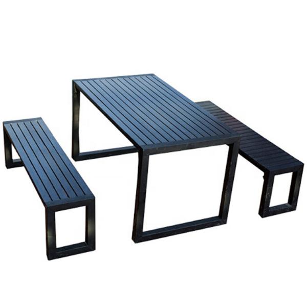 Cheap L180W80H75cm Patio Park Tables And Chairs for sale