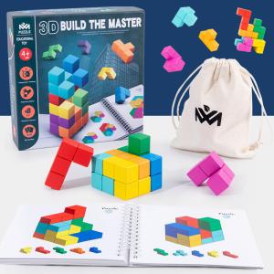 China Building Space Master Creative Thinking Cube Puzzle Wooden Early Education on sale