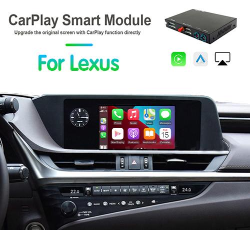 Cheap Wireless Carplay Android Auto Interface Box For Lexus Navigation GS/LS/ES/IS/UX/LX/RC 2014-2019 for sale