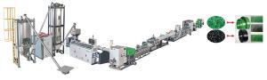 China 60kg/H PLC Control  Plastic Strap Production Line 0.6mm Thickness on sale