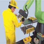 Fanuc CR-4iA 6 Axis Chinese Robot Arm With Onrobot 2 Finger Gripper And Material