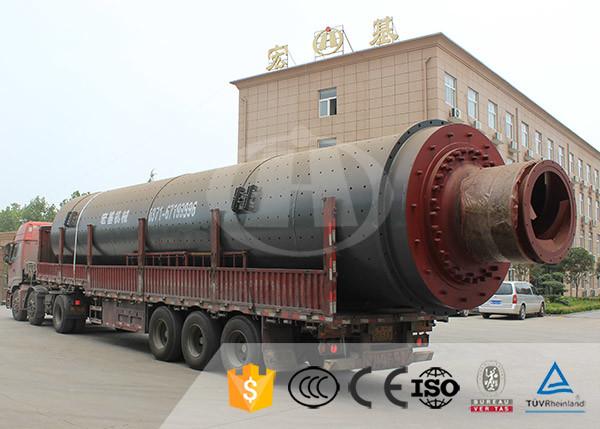 Safety Cement Grinding Mill AC Motor Overflow Dry Grinding Ball Mill