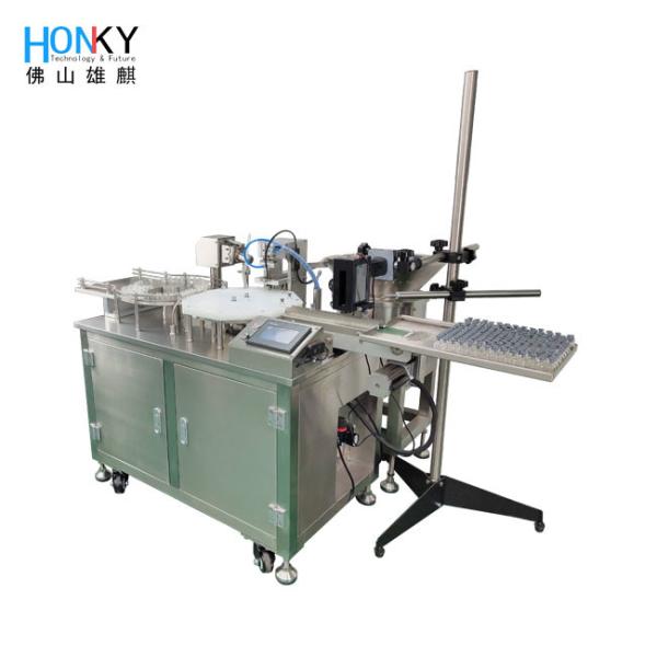Cheap Full Automatic Frozen Dry Powder Filling And Capping Machine With Code Printing Function for sale