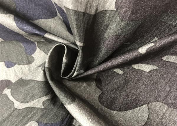 Cheap Crease Resistant Graphic Print Fabric , Light Breathable Camouflage Print Fabric for sale