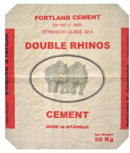 China Plaster PP Valve Bags 50kg Fabric Woven Cement Waterproof on sale
