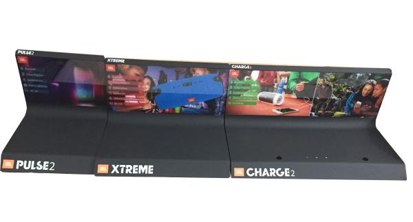 Cheap FAVRE Multiscene Speaker Display Stands , Lightweight Countertop Speaker Display for sale