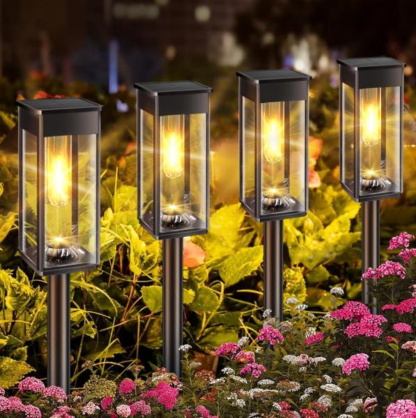 Cheap Decorative Solar Path Lights 3000K Waterproof Solar Pathway Lights 3LM for sale