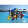Buy cheap Custom Playground Water Slide Pool LLDPE Metal Water Slide Fade Resistant from wholesalers