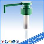 Best Long nozzle green plastic closure 28 lotion pump dispenser from China yuyao wholesale
