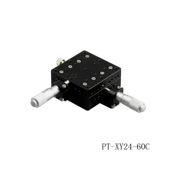 Cheap XY Axis Manual Linear Stage, Manual Displacement Station PT - XY24 - 60 for sale