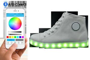 App Controlled Light Up Shoes , Custom  Simulation Led Luminous Shoes