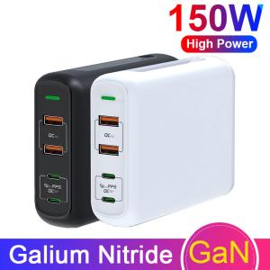 China White GaN 65W USB C Charger PD QC3.0 USB Desktop Adapter For IPhone on sale