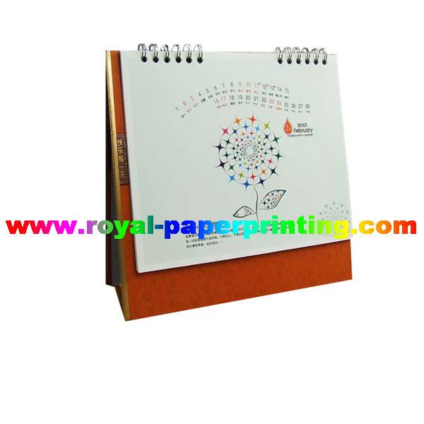 Cheap customize spiral binding calendar printing for sale