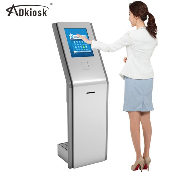 Cheap Capacitive 240V Self Service Touch Screen / Queue Management Kiosk LCD for sale