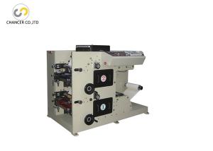 China Automatic 2 colors plastic film paper roll label flexo printing machine on sale
