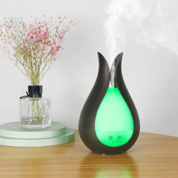 Cheap HOMEFISH 200ml Wood Grain Humidifier Aromatherapy Aroma Essential Oil Diffuser for sale