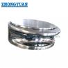 Polished Stainless Steel Button Chock 14 Ship Mooring Equipment for sale