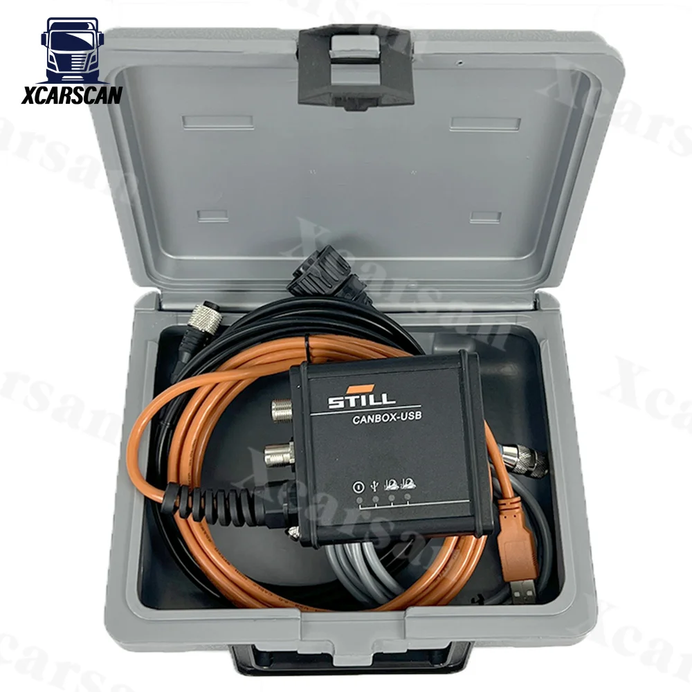 CF19 Laptop+Forklift Scanner Tool 8.21 For Still STEDS CANBOX 2 50983605400 Incado Can Bus With Software For Still Diagnostic Tool