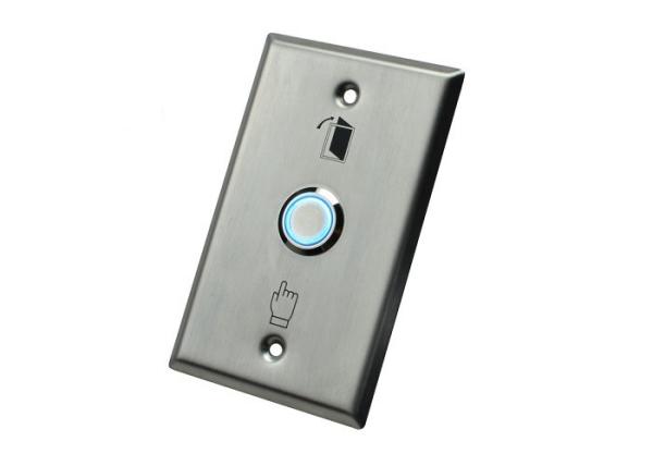 Cheap LED Indicator Push to Exit Button for Electric Lock with strong S / S Panel for sale
