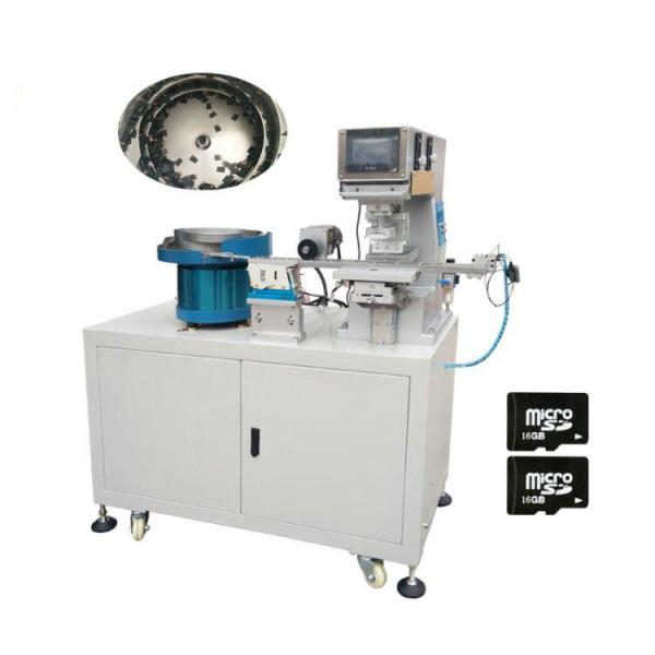 Cheap 3000pcs/hr Automatic Pad Printing Machine With Vibrating Disk for SD TF memory card for sale