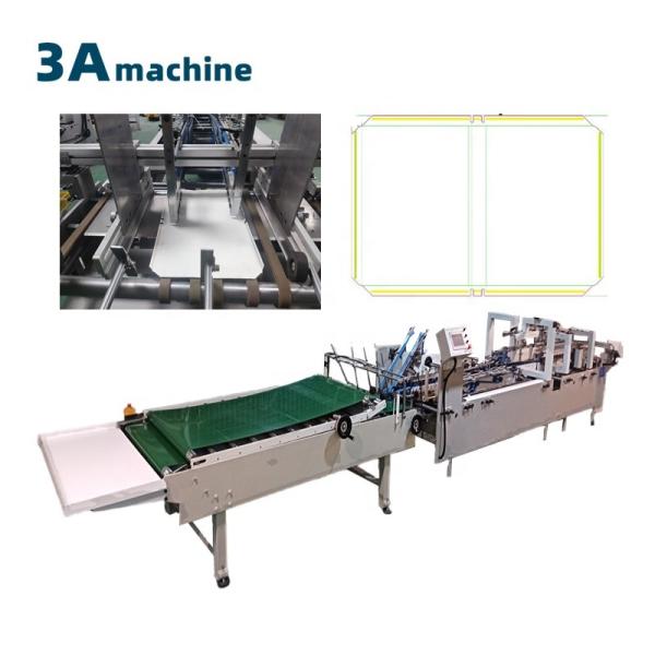 Cheap CQT-800BS Automatic Book Cover Machine Presentation Folder Gluer Machine for Small Boxes for sale