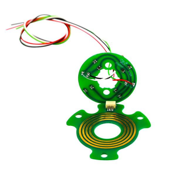 Cheap 4 Circuits Separate Flat Slip Ring with Precious Metal Contact for sale