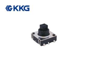 SMD Multi Directional Switch , 10mA DC12V 4 Way Tactile Switch