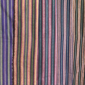 Best Stonewashed Stripe Linen Fabric 100gsm wholesale
