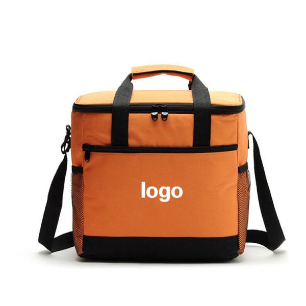 Cheap Aluminum Foil Insulated Cooler Lunch Bag 600D Plain for sale