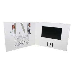 Customized Video In Folder Digital LCD 2.4 Inch With Rechargeable Lithium Battery