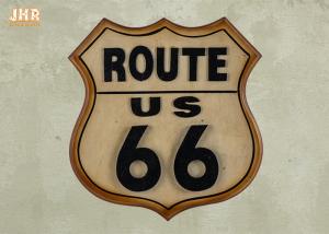 Best Classic Route US 66 Wall Signs Wooden Wall Plaques Antique MDF Pub Sign Wall Decor wholesale