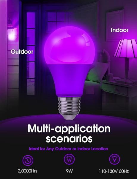 Cheap 15000 Hour Dimmable A19 Filament LED Light Bulbs With 80 Cri 800lm Brightness for sale
