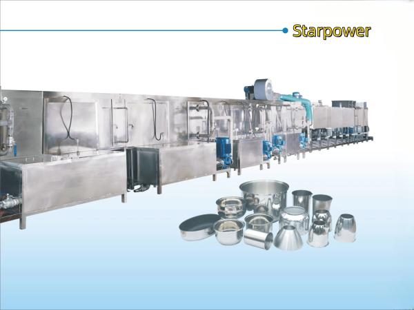 Cheap XTA - 60Ⅲ Continuous Pass Through High Pressure Spray Anti - Rust Cleaning Line for sale