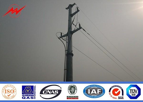 Cheap Utility Galvanized Power Poles For Power Distribution Line Project for sale