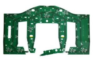 2 Layer Rigid Flex PCB Immersion Tin Green Circuit Board 0.8mm
