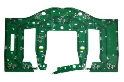 Cheap 2 Layer Rigid Flex PCB Immersion Tin Green Circuit Board 0.8mm for sale