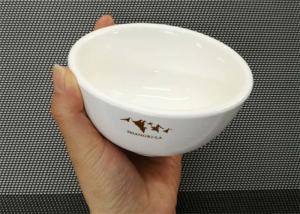 Best Weight 181g Porcelain Dinnerware Sets Ceramic Round Soup Bowl With Logo Dia.10cm wholesale
