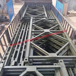 Modular Bailey Bridge Panel , Bailey Bridge Components S355JR Or ASTM A572 Equivalent Mechanical Performance