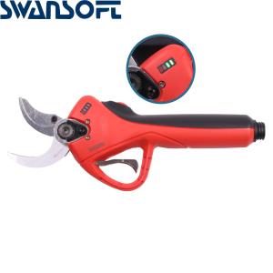 Ηλεκτρονικό ψαλίδι Swansoft 4.0CM για κλάδεμα με οθόνη LED Προστασία δακτύλων / Προοδευτική κοπή