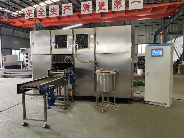 Cheap Full Automatic Waffle Cone Making Machine Steel Structure for sale