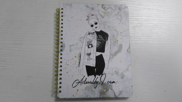 Cheap Hardcover Spiral Paper Notebook Matte Lamination OEM Graph Paper Spiral Notebook 120GSM for sale