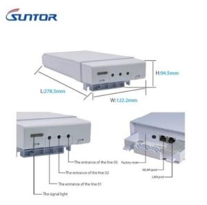 ​5.8G Short Range Wireless Ethernet Bridge Weatherproof For PTP PTMP IP Transmitting